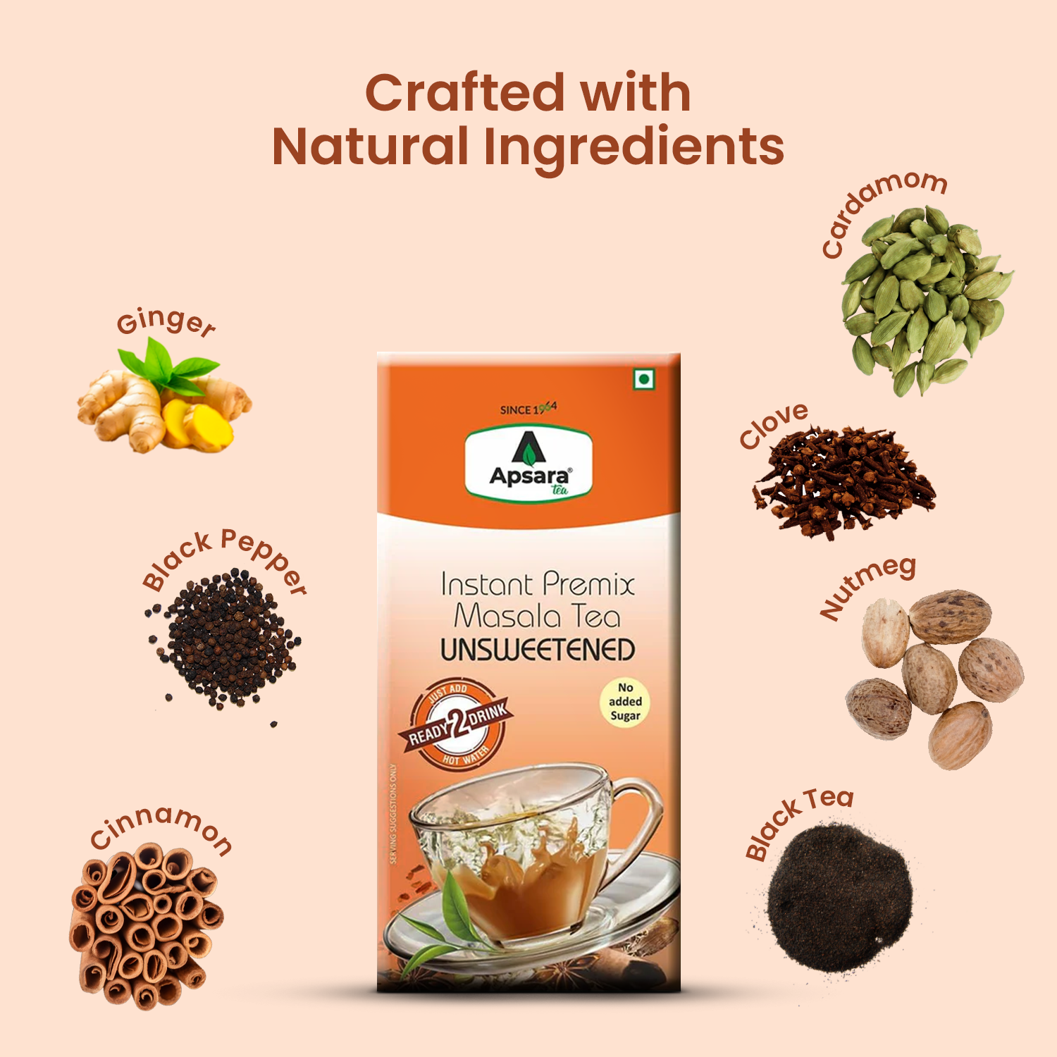 Masala Unsweetened Instant Premix Tea