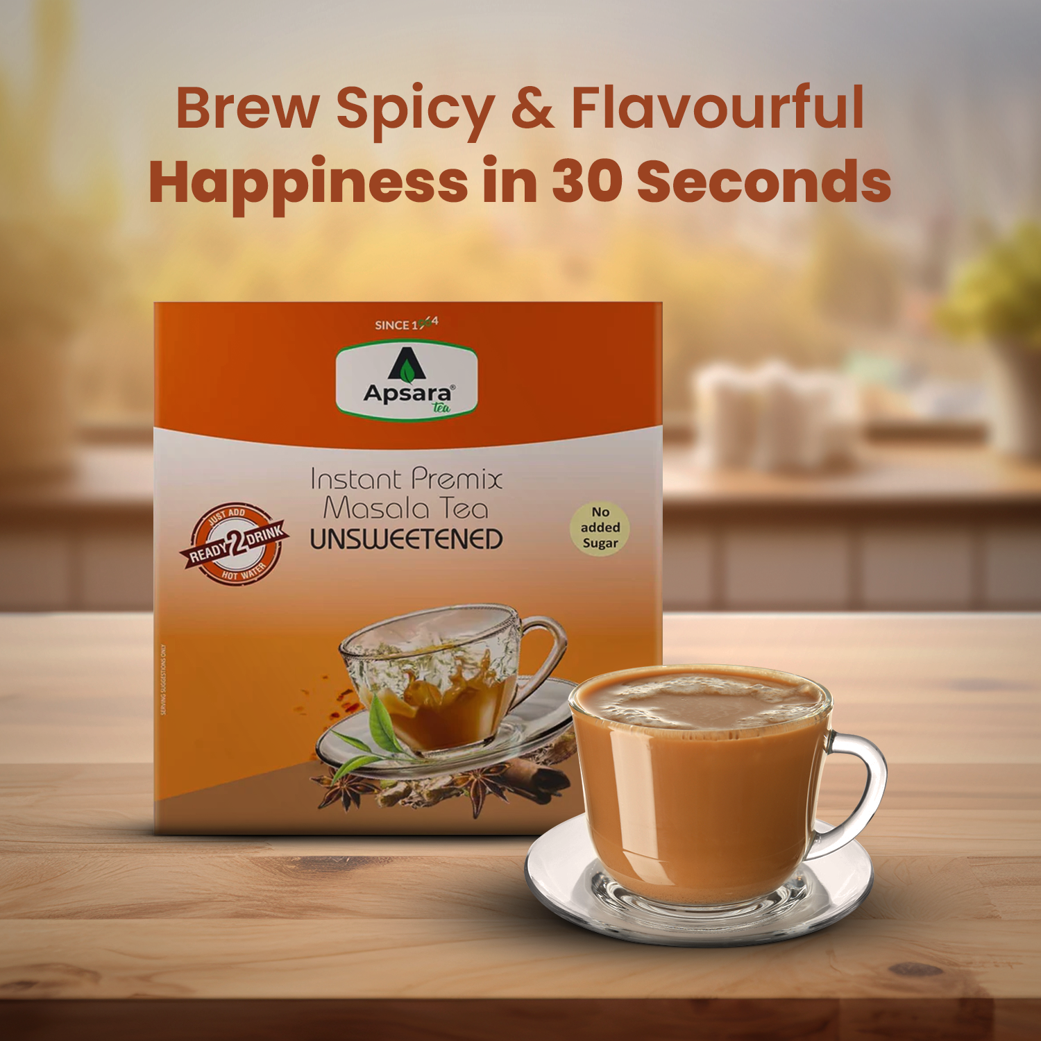 Masala Unsweetened Instant Premix Tea