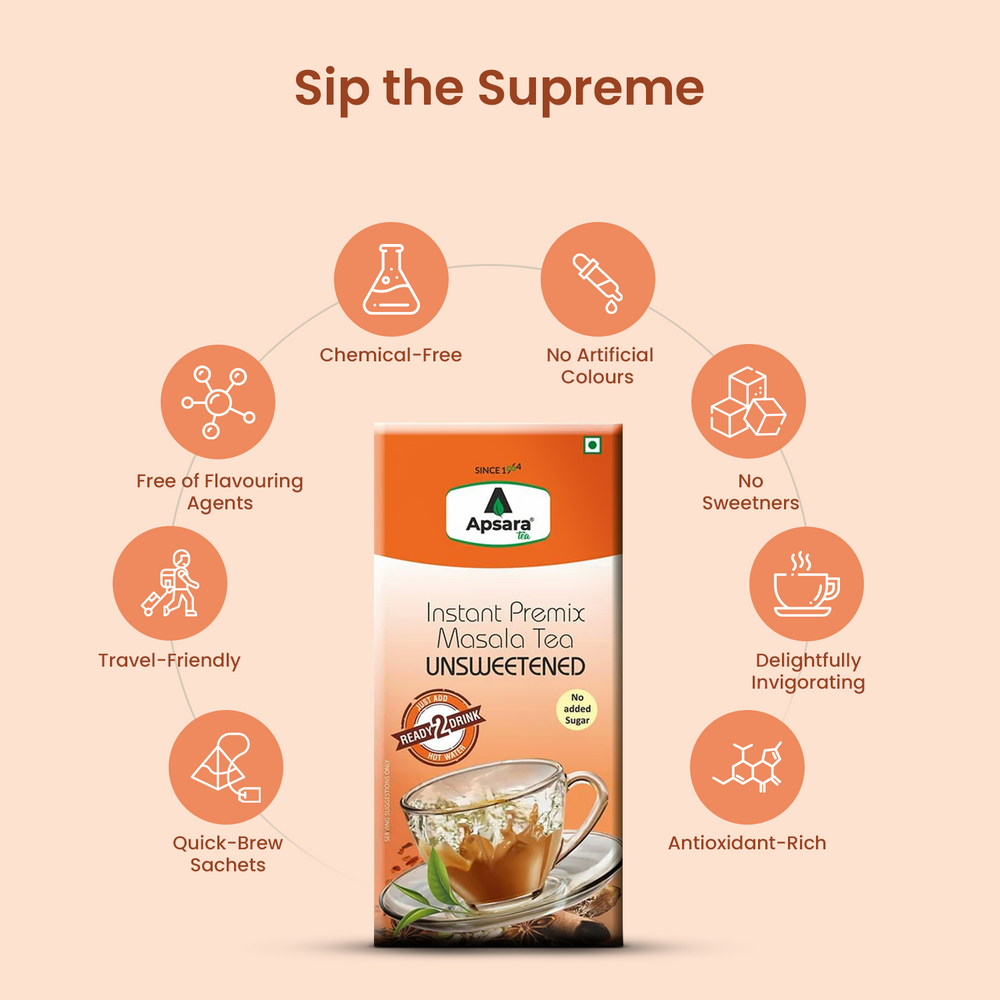 Masala Unsweetened Instant Premix Tea