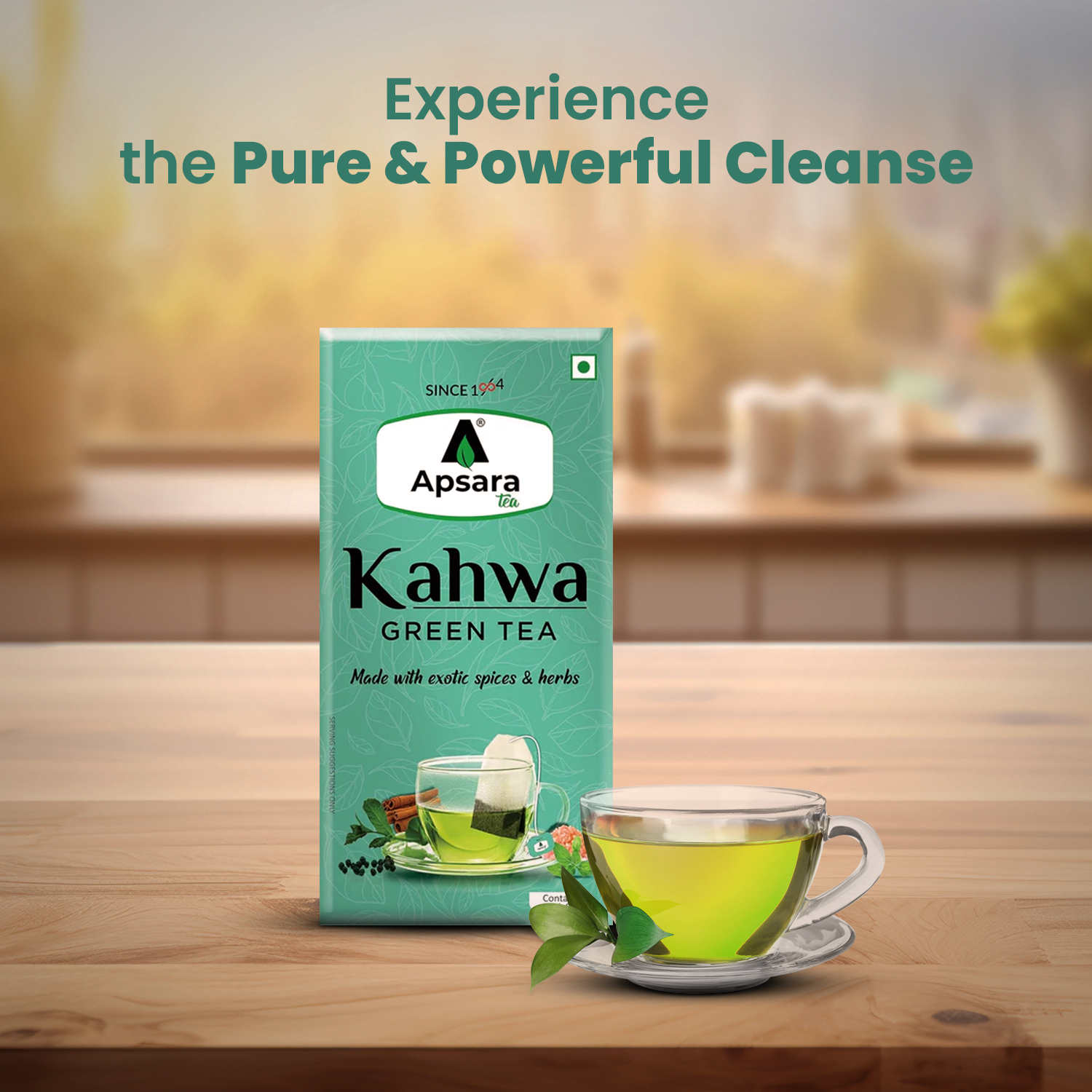 APSARA Detoxifying Kahwa Green Tea Buy 1 Get 1 (Free)